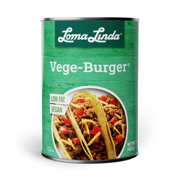Vege Burger - Low Fat 15 oz.
