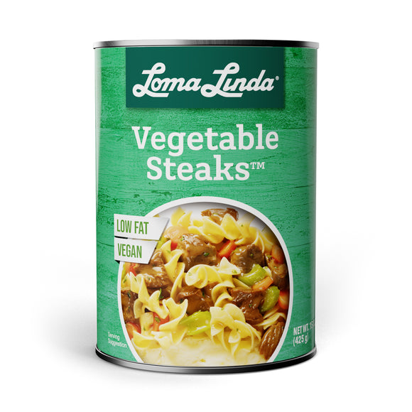 Vegetable Steaks - Low Fat 15 oz.