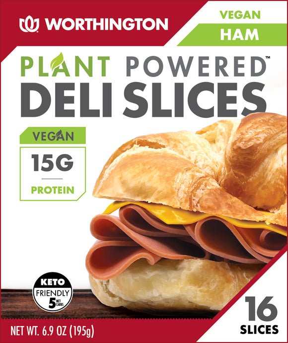 Worthington Deli Slices Vegan Ham