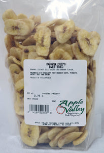 Banana Chips - Sweetened 12 oz.