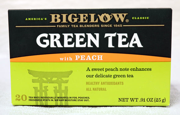 Bigelow - Green Tea w/Peach