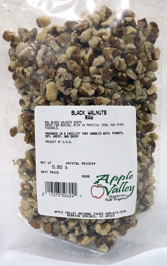 Black Walnuts - Raw 8 oz.