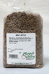 Lentils - Brown 2 lb.