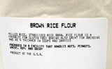 Flour - Brown Rice 2 lb.