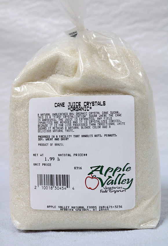 Cane Juice Crystals OG 2 lb.