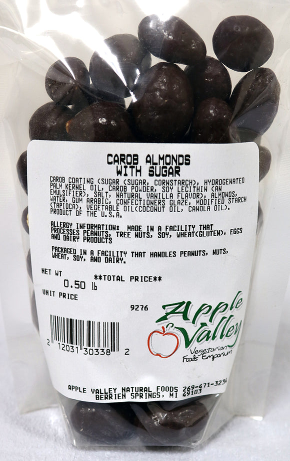 Almonds - Carob w/Sugar 8 oz.