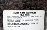 Carob Chips - Sweetened Milk Free 1 lb.