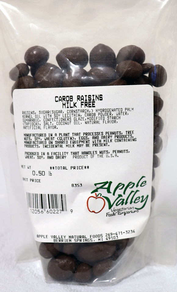 Raisins - Carob Covered Milk Free 8 oz.