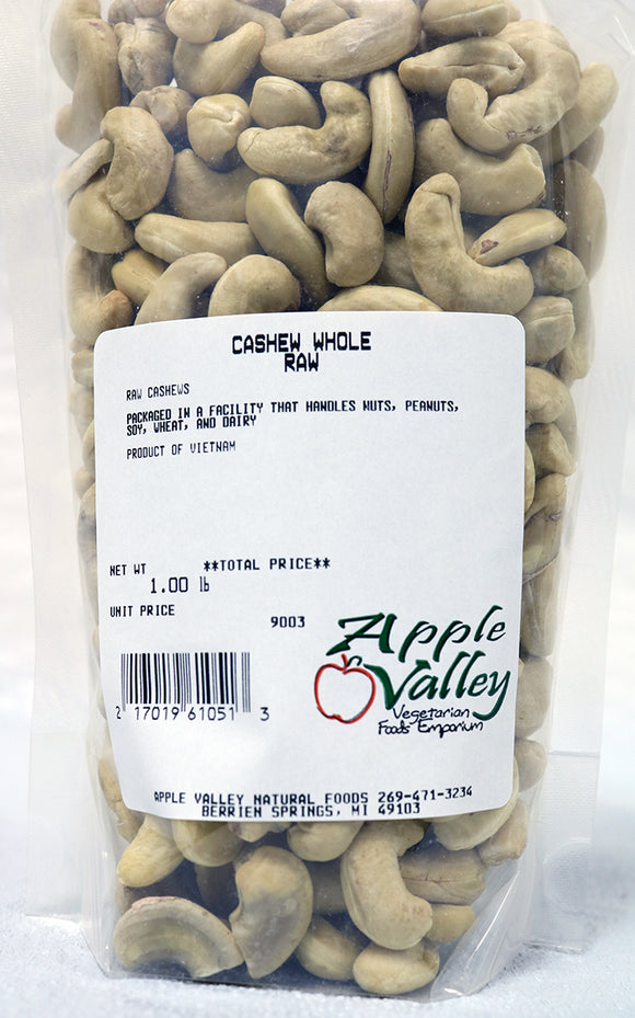 Cashews - Whole Raw 1 lb.