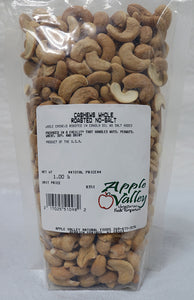 Cashews - Whole Roasted No Salt 1 lb.