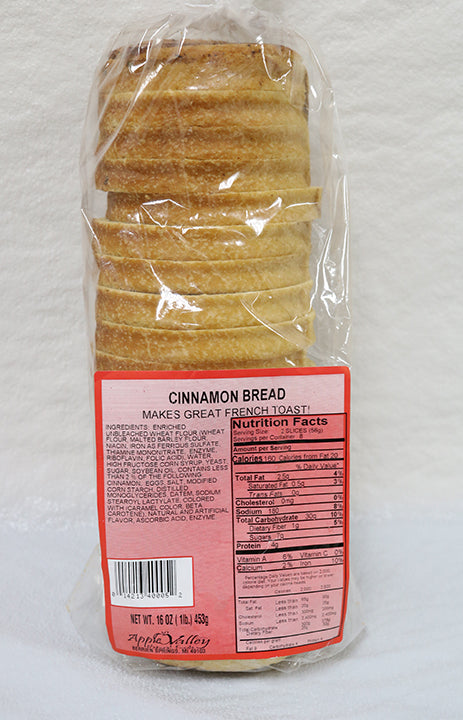 Apple Valley Bakery - Cinnamon Bread