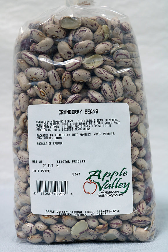 Beans - Cranberry (Romano) 2 lb.