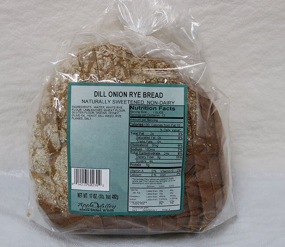 Apple Valley Bakery - Dill Onion Rye Bread