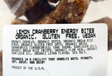 Energy Bar Bites - Lemon Cranberry OG 8 oz.