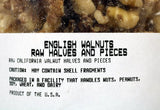 English Walnuts - Raw Halves & Pieces 8 oz.