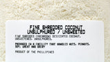 Coconut - Shredded Fine Unsweetened Unsulphured 1 lb.