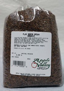 Flax Seeds - Brown OG 2 lb.