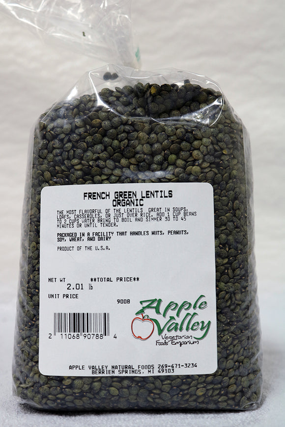 Lentils - French Green OG 2 lb.