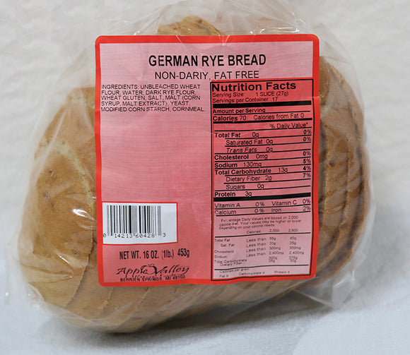 Apple Valley Bakery - German Rye Bread
