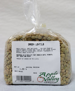 Lentils - Green 1 lb.