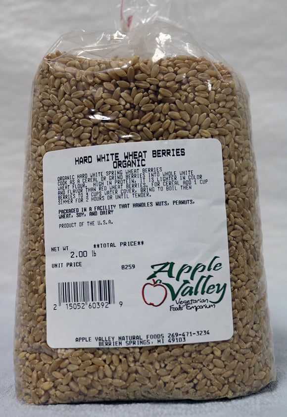 Wheat Berries - Hard White OG 2 lb.