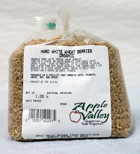 Wheat Berries - Hard White OG 1 lb.