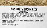 Rice - Long Grain Brown OG 2 lb.
