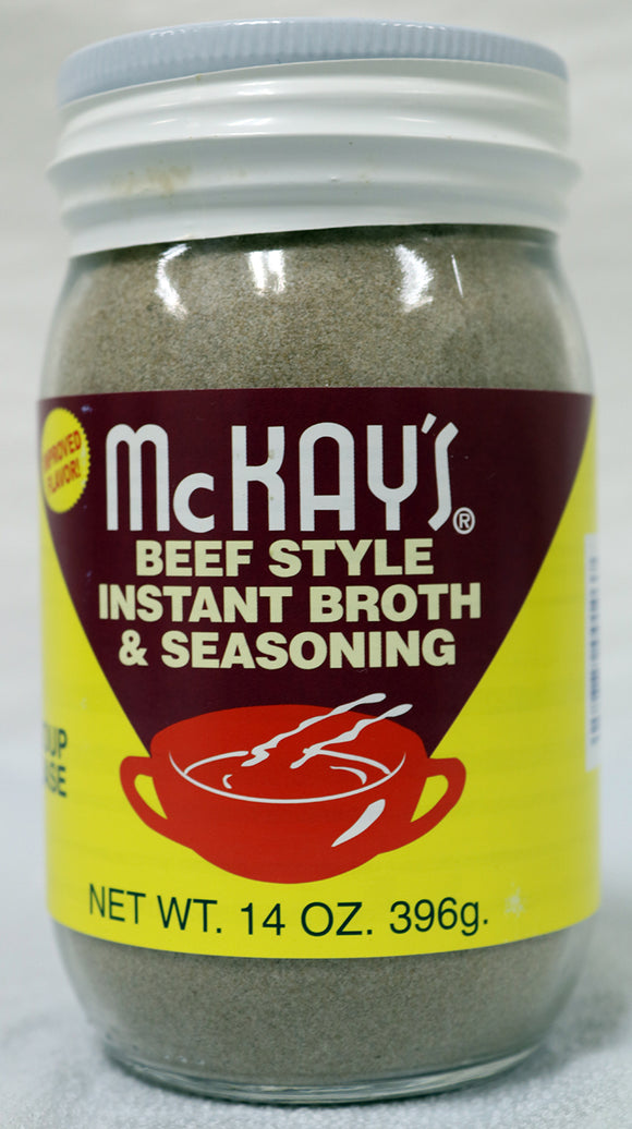 McKay's Chicken Style Instant Broth & Seasoning, Vegan, 1 Case of 12 oz. Bottles