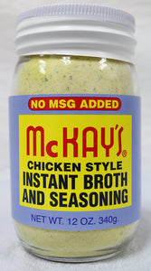 McKay's Chicken Style Jar of Seasoning No MSG 12 oz.