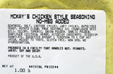 McKay's Chicken Style Bag of Seasoning No MSG 1 lb.