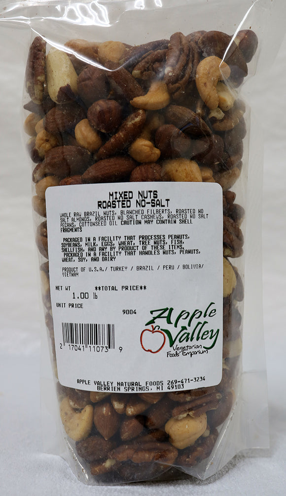 Mixed Nuts - Roasted No Salt 1 lb.