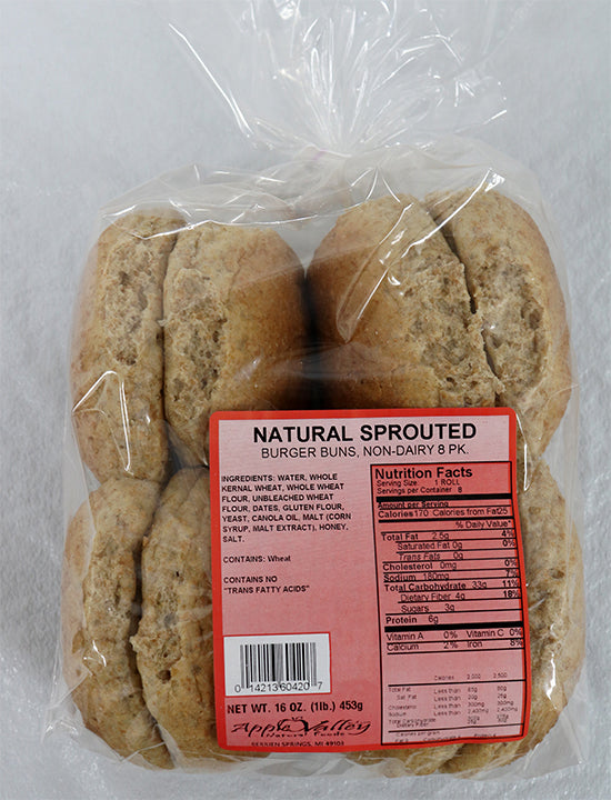 Apple Valley Bakery - Natural Sprouted Burger Buns
