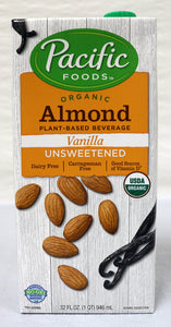 Pacific Foods - Almond Milk Vanilla Unsweetened