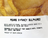 Pears - Xtra Fancy Sulphured 8 oz.