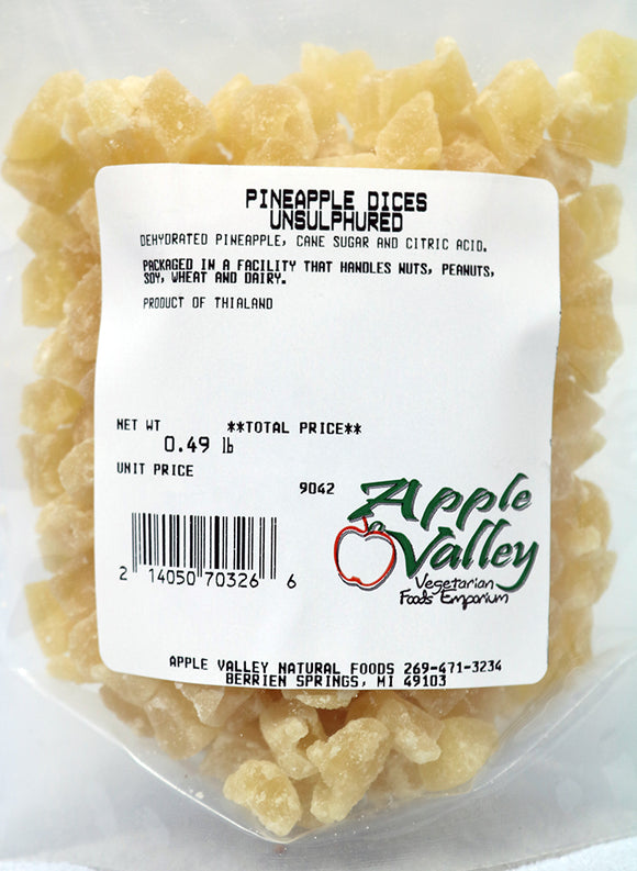 Pineapple - Diced Unsulphured 8 oz.