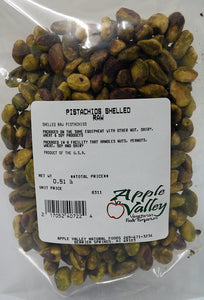 Pistachios - Shelled Raw 8 oz.