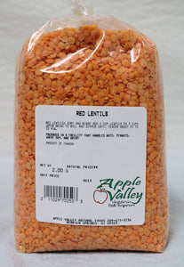 Lentils - Red 2 lb.