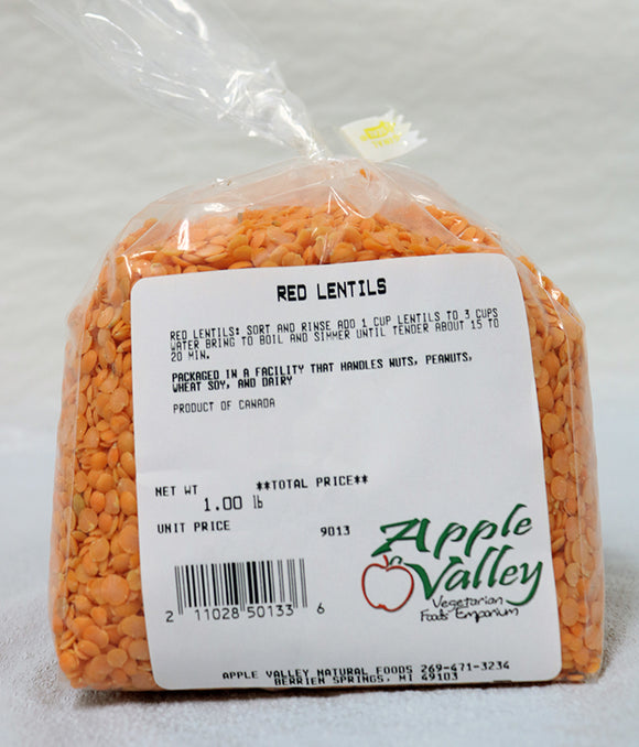 Lentils - Red 1 lb.