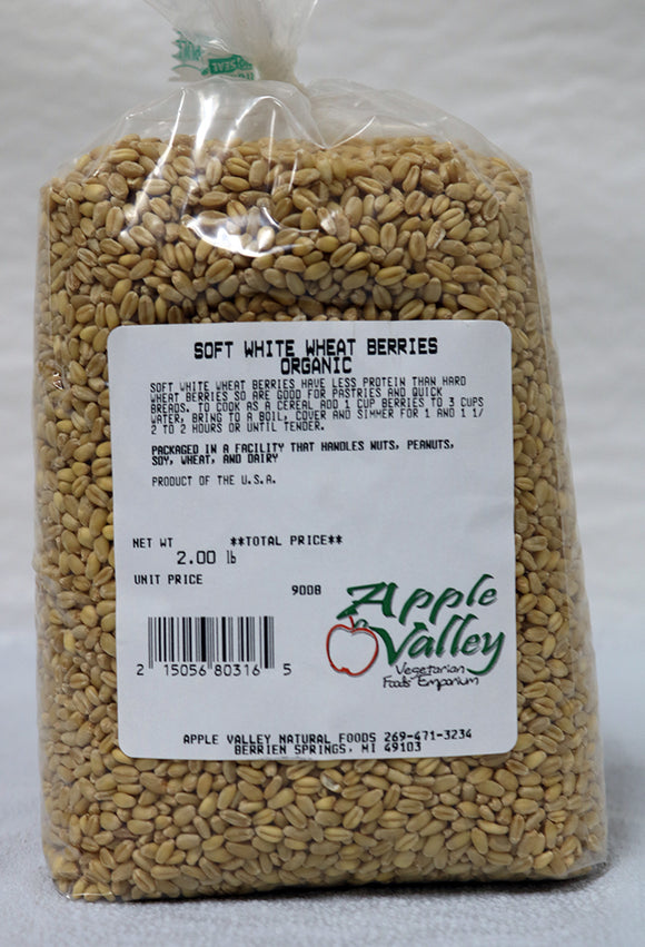 Wheat Berries - Soft White OG 2 lb.