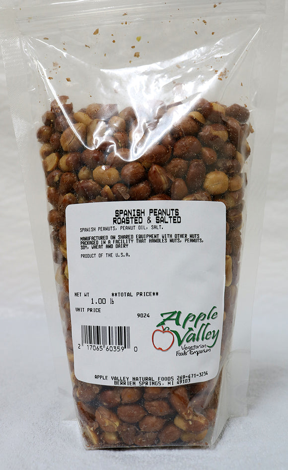 Peanuts - Spanish Roasted Salted 1 lb.