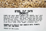 Oats - Steel Cut OG 2 lb.