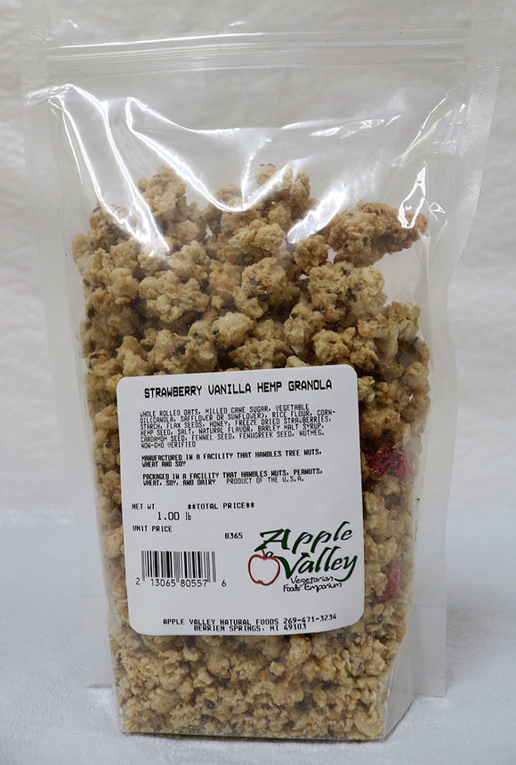 Granola - Apple Valley Strawberry Vanilla Hemp 1 lb.